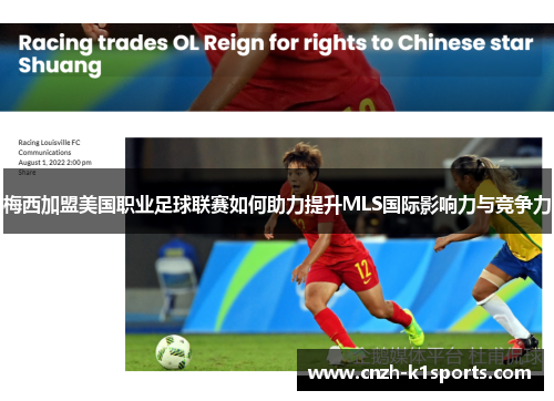 梅西加盟美国职业足球联赛如何助力提升MLS国际影响力与竞争力